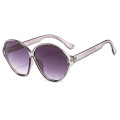 Cheap Wholesale Fashion Pink Transparent Frame Cute Sunglasses For Women